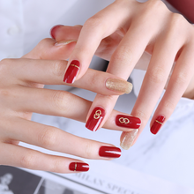 Load image into Gallery viewer, Zipkok® Gel Nail Strips - Chain Red