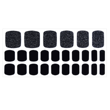 Load image into Gallery viewer, Zipkok® Pedi Gel Nail Strips - Black Swan