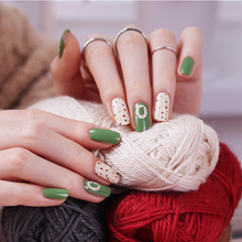 Load image into Gallery viewer, Zipkok® Gel Nail Strips - Green Bean Donut