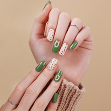 Load image into Gallery viewer, Zipkok® Gel Nail Strips - Green Bean Donut