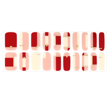 Load image into Gallery viewer, Zipkok® Gel Nail Strips - Line Fit Red