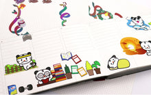 Load image into Gallery viewer, Yooniaworld White Tiger New Year's Resolution Stickers 1-sheet