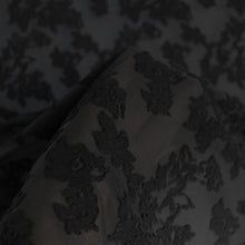 Load image into Gallery viewer, 56/58" Cloud Patterned Clip Knit Jacquard Sheer Fabric by the Yard
