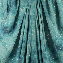 Load image into Gallery viewer, 58/60" 200GSM Dignity-Green Polyeste/Spandex Kimo Gomez Embroidery with Spangles Fabric by the Yard