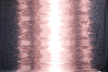 Load image into Gallery viewer, 60" Brown wave design Polyester/Single Spandex Knit Jacquard Printed Fabric by the Yard
