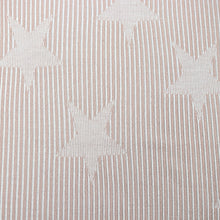 Load image into Gallery viewer, 54/55" 190GSM Vertical Rib Stripes with Star Rayon/Polyester/Spandex Knit Fabric by the Yard