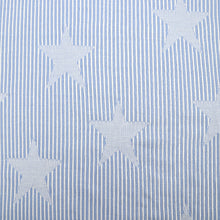 Load image into Gallery viewer, 54/55" 190GSM Vertical Rib Stripes with Star Rayon/Polyester/Spandex Knit Fabric by the Yard