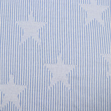 Load image into Gallery viewer, 54/55" 190GSM Vertical Rib Stripes with Star Rayon/Polyester/Spandex Knit Fabric by the Yard