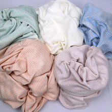 Load image into Gallery viewer, 54/55" 190GSM Vertical Rib Stripes with Star Rayon/Polyester/Spandex Knit Fabric by the Yard