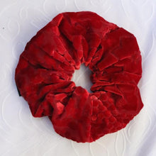 Load image into Gallery viewer, Handmade Velvet Burn-out Scrunchies Hair Bands Hair Accessories