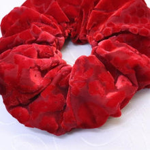 Load image into Gallery viewer, Handmade Velvet Burn-out Scrunchies Hair Bands Hair Accessories