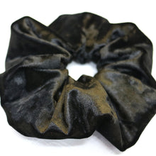 Load image into Gallery viewer, Handmade Black Velvet Hair Scrunchies Hair Bands Hair Accessories