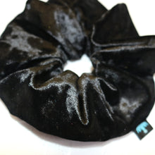 Load image into Gallery viewer, Handmade Black Velvet Hair Scrunchies Hair Bands Hair Accessories