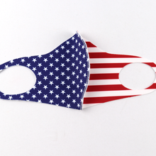 Load image into Gallery viewer, face MASK US American flag Summer Cooling Effect Anti-microbial UV protection Neoprene Fabric for Kids&Adults