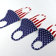 Load image into Gallery viewer, face MASK US American flag Summer Cooling Effect Anti-microbial UV protection Neoprene Fabric for Kids&Adults