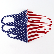 Load image into Gallery viewer, face MASK US American flag Summer Cooling Effect Anti-microbial UV protection Neoprene Fabric for Kids&Adults