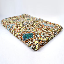 Load image into Gallery viewer, 58/60" 200GSM Yellow/Orange pattern ITY Knit Fabric with Puff by the Yard