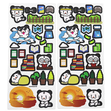 Load image into Gallery viewer, Yooniaworld White Tiger New Year's Resolution Stickers 1-sheet