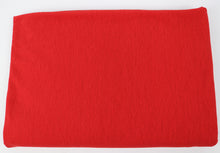 Load image into Gallery viewer, 58/60" Red Light Weight Polyester/Cotton/Spandex Knit Mesh Fabric by the Yard