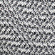 Load image into Gallery viewer, Black and White Zig Zag Arrow Patterned Cotton Poly Span Jacquard