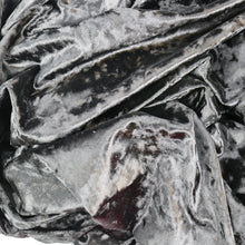 Load image into Gallery viewer, 58/60" Shiny Black Polyester/Spandex Velvet Brim-Brim Fabric by the Yard