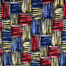 Load image into Gallery viewer, Navy-Mustard Single Span Jacquard Print