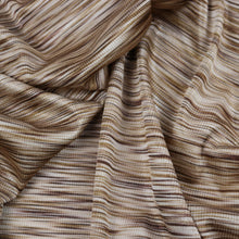 Load image into Gallery viewer, 50/51" 220GSM 2-Way Stretch Brown Space-Dyed Polyester/Spandex Knit Fabric by the Yard