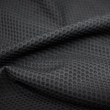 Load image into Gallery viewer, 50/52" 4-Way Stretch Nylon Polyamide Black Cool Honey Comb Warp Knit Fabric for Golf, Health & Swim Wear by the Yard