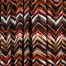 Load image into Gallery viewer, Brown-multi Zigzag Pattern Fabric
