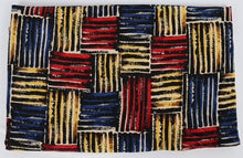 Load image into Gallery viewer, Navy-Mustard Single Span Jacquard Print