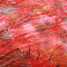 Load image into Gallery viewer, 60" Wine Tie-Dyed, Flower Paper Print by the Yard