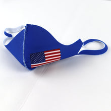 Load image into Gallery viewer, US American flag Unisex Summer Cooling Effect Anti-microbial UV protection Neoprene Fabric face MASK
