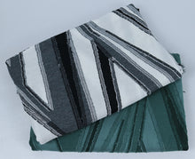 Load image into Gallery viewer, 58/60" Lightening Patterned Ryaon/Polyester Clip Knit Jacquard Fabric by the Yard