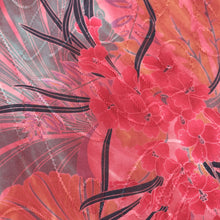 Load image into Gallery viewer, 60" Wine Tie-Dyed, Flower Paper Print by the Yard