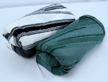 Load image into Gallery viewer, 58/60" Lightening Patterned Ryaon/Polyester Clip Knit Jacquard Fabric by the Yard