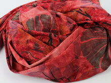 Load image into Gallery viewer, 60" Wine Tie-Dyed, Flower Paper Print by the Yard