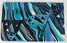 Load image into Gallery viewer, 60" Abstract Lining Printed Polyester Single Spandex Knit Jacquard with Embroidery Fabric by the Yard