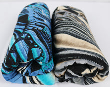 Load image into Gallery viewer, 60" Abstract Lining Printed Polyester Single Spandex Knit Jacquard with Embroidery Fabric by the Yard