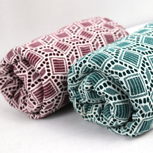 Load image into Gallery viewer, 58-60" Geometric Pattern 200GSM Polyester/Spandex ITY Knit Jersey Fabric with Puff by the Yard