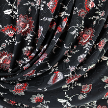 Load image into Gallery viewer, 58/60" 190GSM Flower Design Single Span knit Jacquard Printed Fabric by the Yard