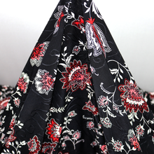 Load image into Gallery viewer, 58/60" 190GSM Flower Design Single Span knit Jacquard Printed Fabric by the Yard