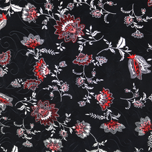 Load image into Gallery viewer, 58/60" 190GSM Flower Design Single Span knit Jacquard Printed Fabric by the Yard