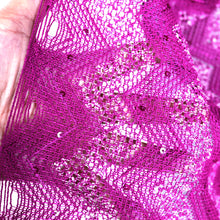 Load image into Gallery viewer, 52/54" Purple Polyester/Rayon/Spangle Lace Fabric by the Yard