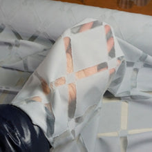 Load image into Gallery viewer, 58/60" 4-Colors Sheer Diamond Patterned Polyester Clip Knit Jacquard Fabric by the Yard