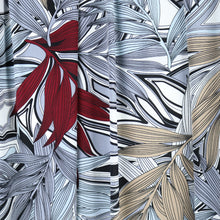 Load image into Gallery viewer, Fabric by the Yard, Leaf Pattern Printed Polyetser/Spandex Venezia Knit Jersey, 58-60"