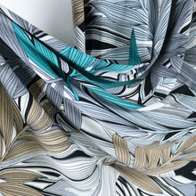 Load image into Gallery viewer, Fabric by the Yard, Leaf Pattern Printed Polyetser/Spandex Venezia Knit Jersey, 58-60"