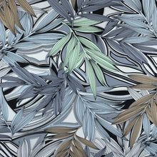 Load image into Gallery viewer, Fabric by the Yard, Leaf Pattern Printed Polyetser/Spandex Venezia Knit Jersey, 58-60"