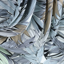 Load image into Gallery viewer, Fabric by the Yard, Leaf Pattern Printed Polyetser/Spandex Venezia Knit Jersey, 58-60"