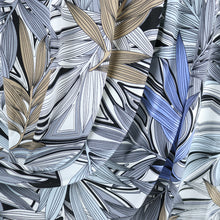 Load image into Gallery viewer, Fabric by the Yard, Leaf Pattern Printed Polyetser/Spandex Venezia Knit Jersey, 58-60"