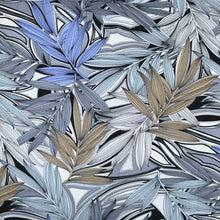 Load image into Gallery viewer, Fabric by the Yard, Leaf Pattern Printed Polyetser/Spandex Venezia Knit Jersey, 58-60"